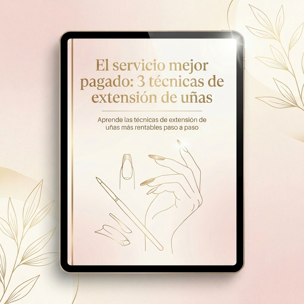 El Servicio que Más Paga: 3 Técnicas de Extensiones de Uñas